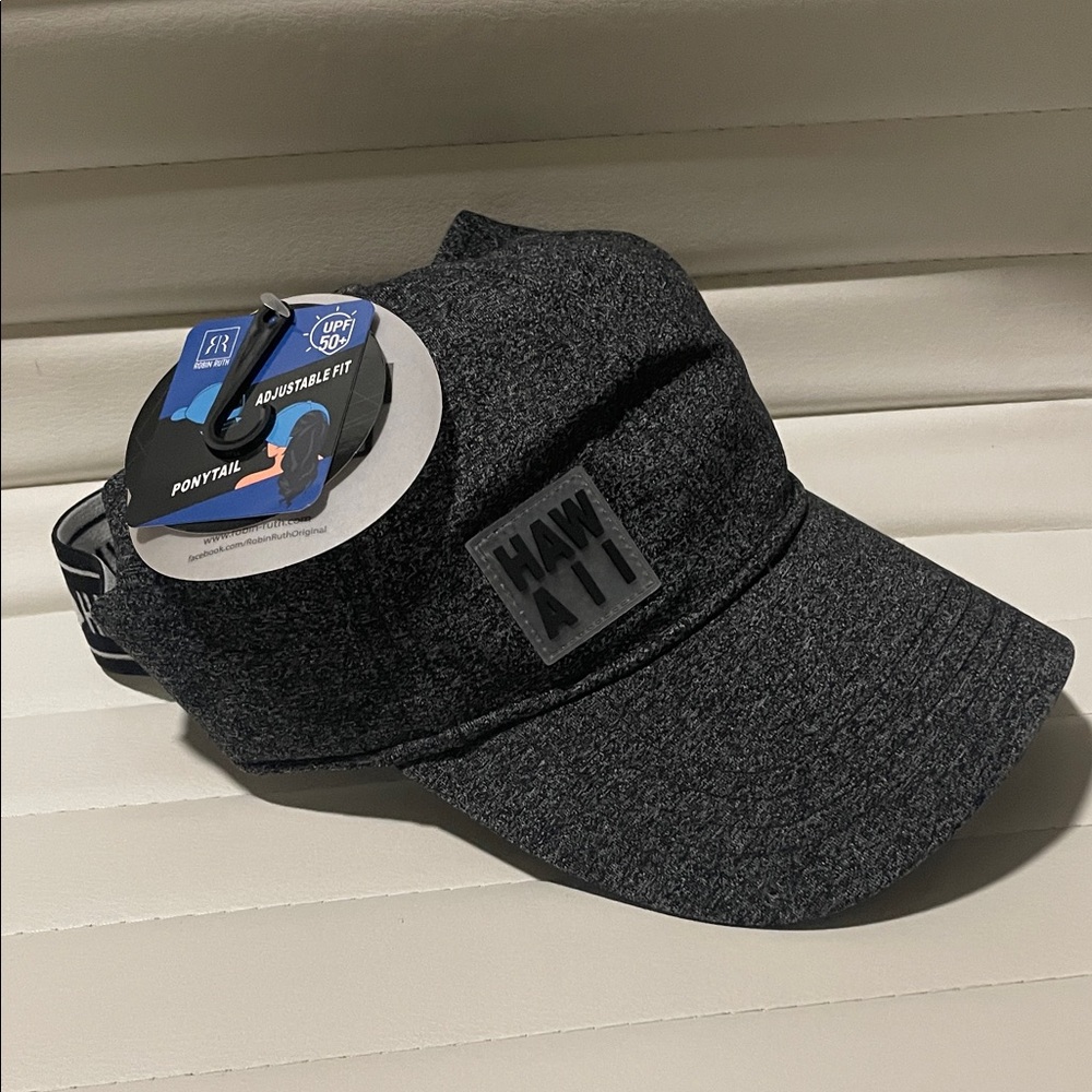 Robin Ruth Ponytail Hawaii Dark Gray Cap